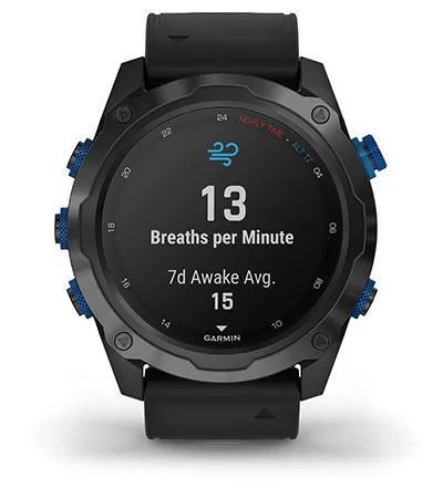 Умные часы Garmin Descent MK2 стальные с черным ремешком