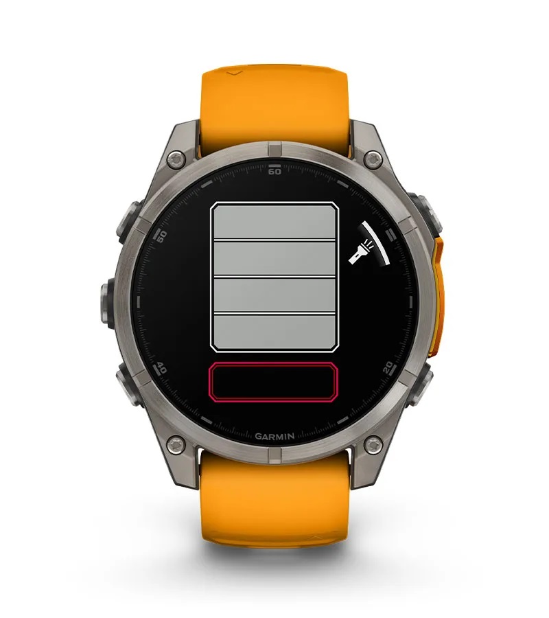 Умные часы Garmin Fenix 8, 47 мм, AMOLED, Sapphire Carbon Gray DLC Titanium with Black/Pebble Gray Silicone Band